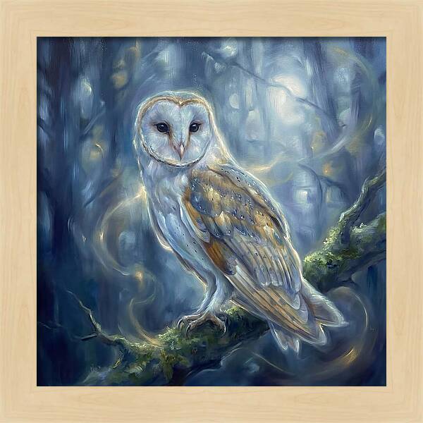 Barn Owl In Twilight
