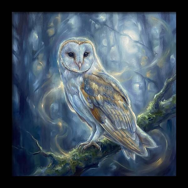 Barn Owl In Twilight