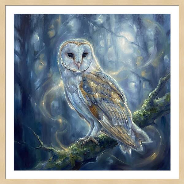 Barn Owl In Twilight