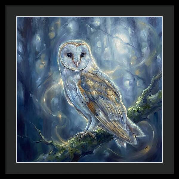 Barn Owl In Twilight