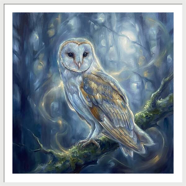 Barn Owl In Twilight
