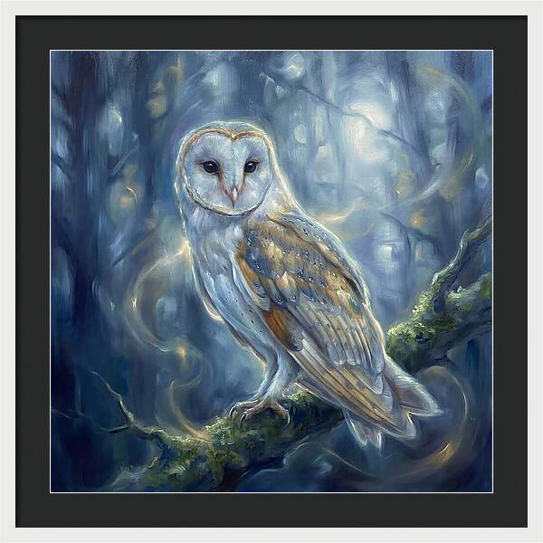 Barn Owl In Twilight