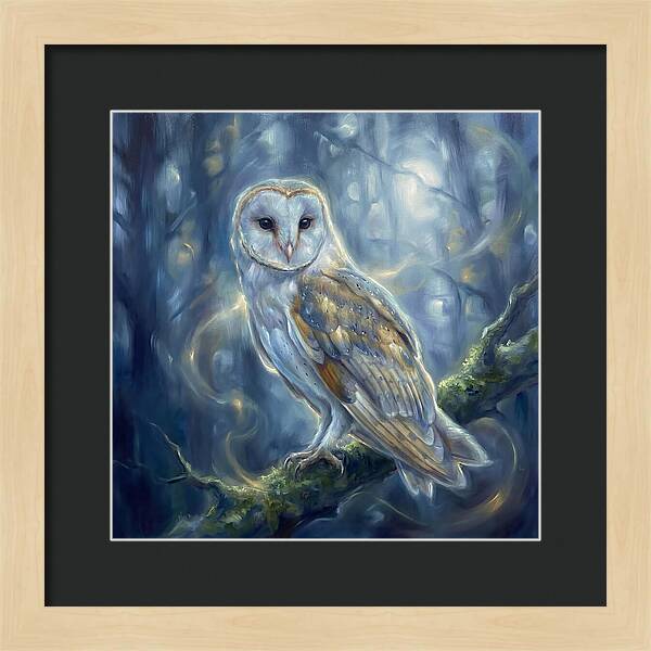 Barn Owl In Twilight