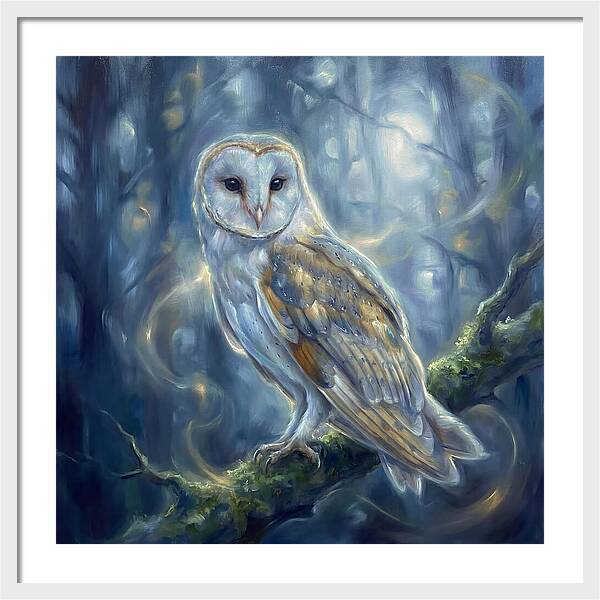 Barn Owl In Twilight