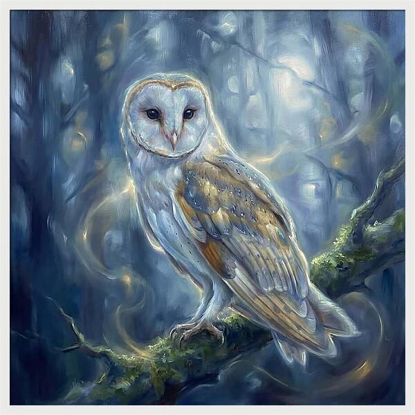 Barn Owl In Twilight