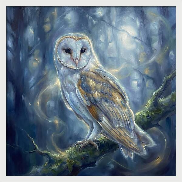 Barn Owl In Twilight