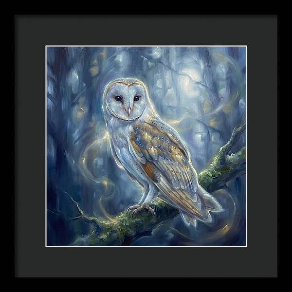 Barn Owl In Twilight