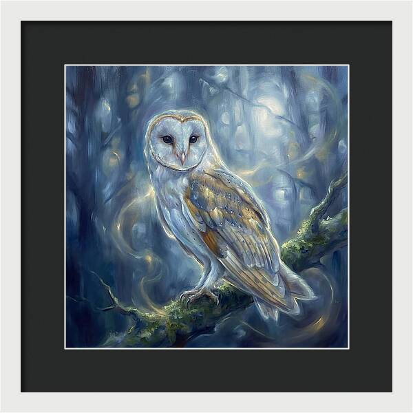 Barn Owl In Twilight
