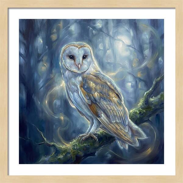 Barn Owl In Twilight