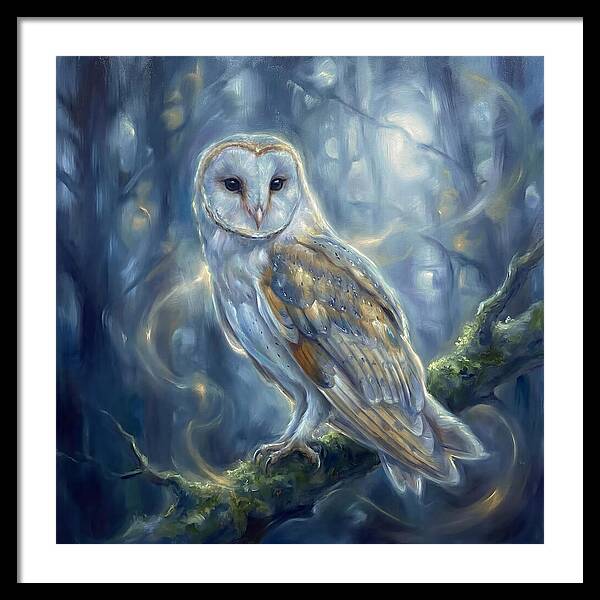 Barn Owl In Twilight