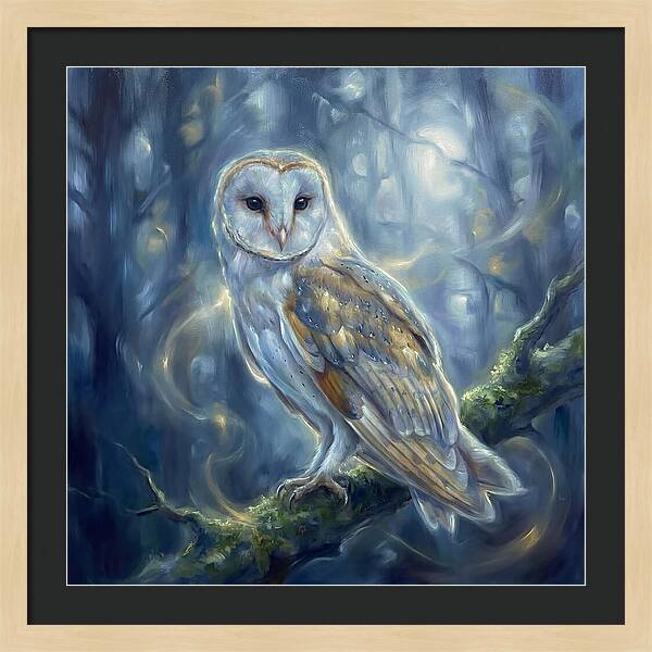 Barn Owl In Twilight