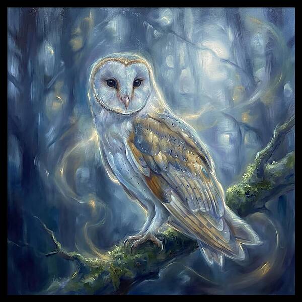 Barn Owl In Twilight