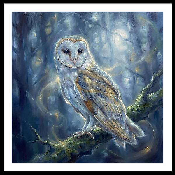 Barn Owl In Twilight