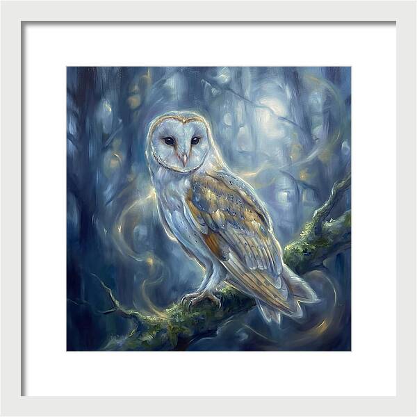 Barn Owl In Twilight