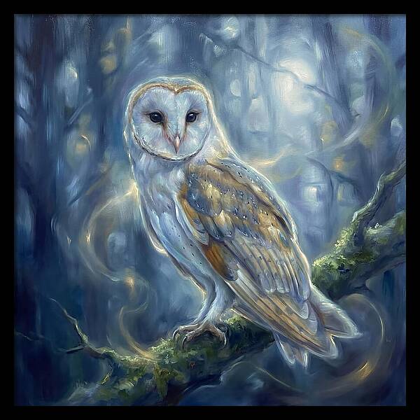 Barn Owl In Twilight