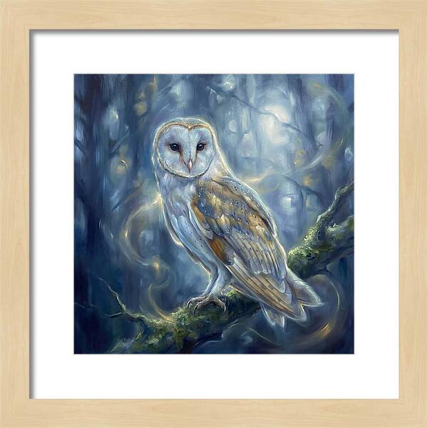 Barn Owl In Twilight