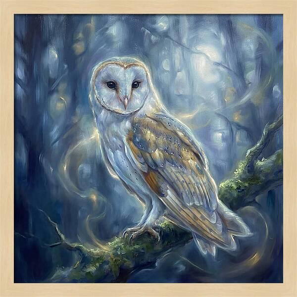 Barn Owl In Twilight