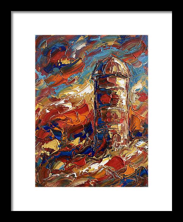 Barn Silo In Vibrant Colors