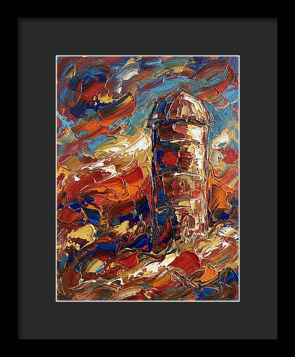 Barn Silo In Vibrant Colors