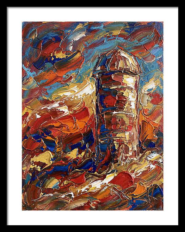 Barn Silo In Vibrant Colors