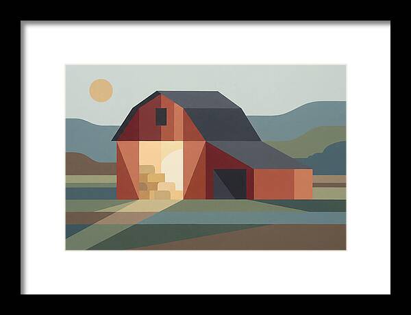 Barn With Open Hayloft Door