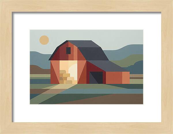 Barn With Open Hayloft Door