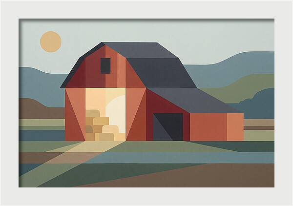 Barn With Open Hayloft Door