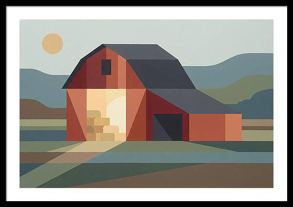 Barn With Open Hayloft Door