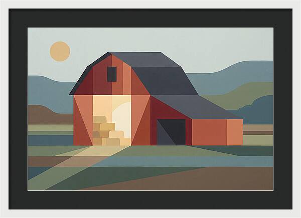 Barn With Open Hayloft Door