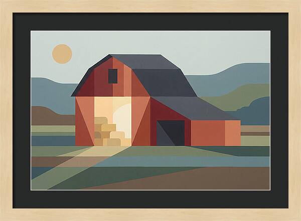 Barn With Open Hayloft Door