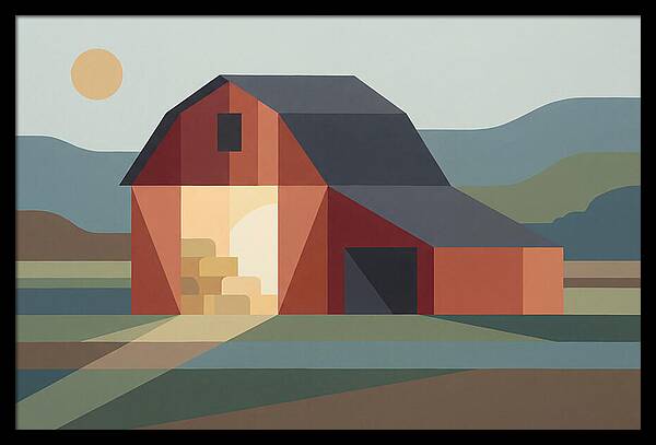 Barn With Open Hayloft Door