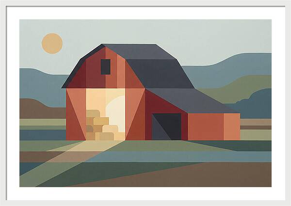 Barn With Open Hayloft Door