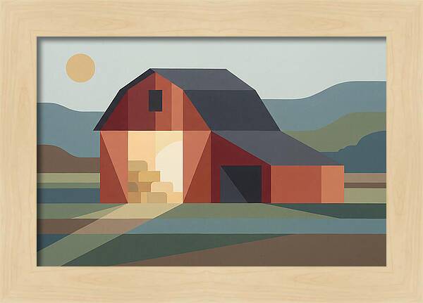 Barn With Open Hayloft Door