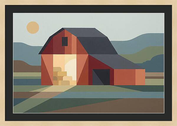 Barn With Open Hayloft Door