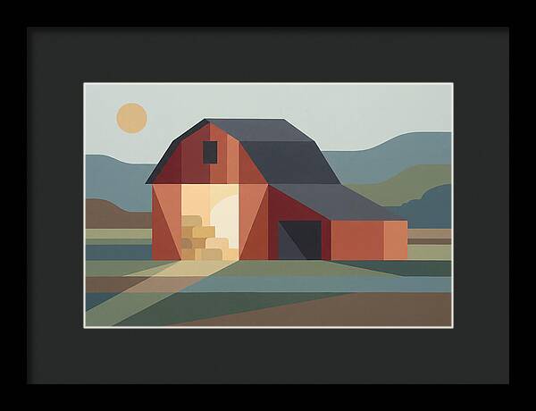 Barn With Open Hayloft Door