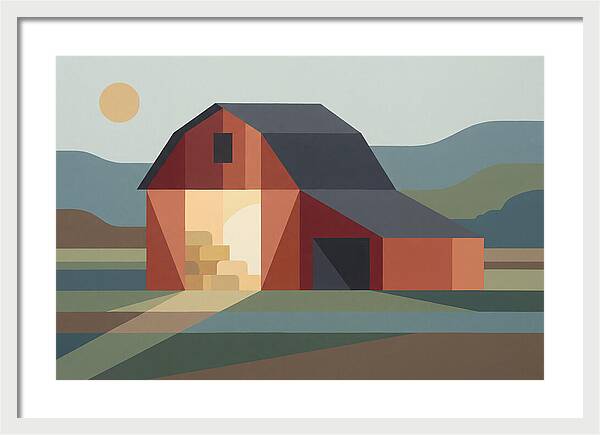 Barn With Open Hayloft Door