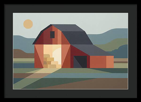 Barn With Open Hayloft Door