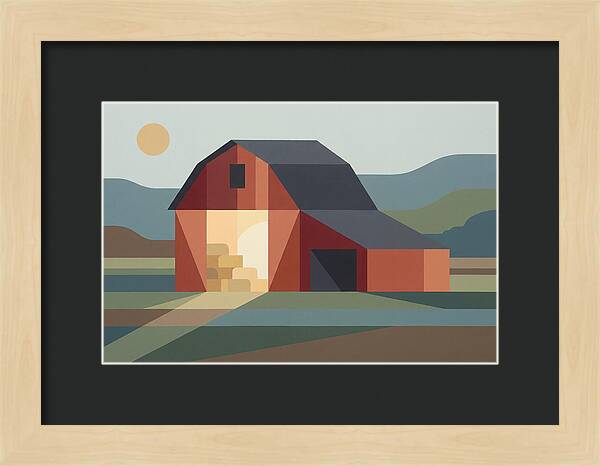 Barn With Open Hayloft Door