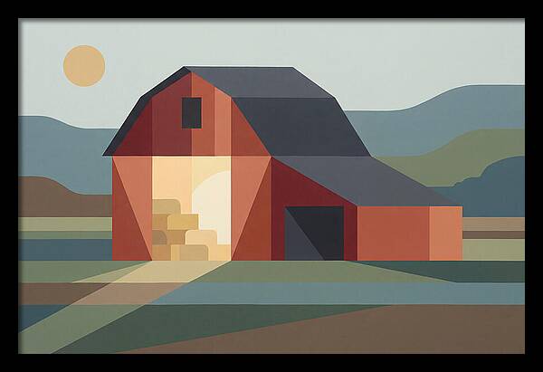 Barn With Open Hayloft Door