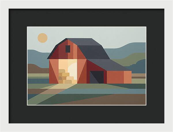 Barn With Open Hayloft Door