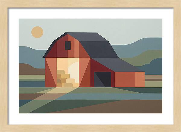 Barn With Open Hayloft Door