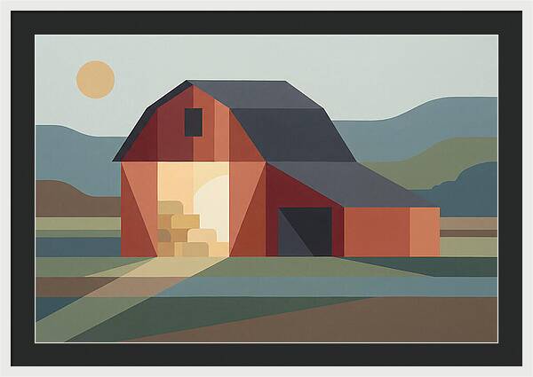 Barn With Open Hayloft Door