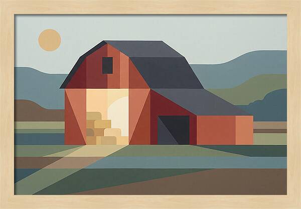 Barn With Open Hayloft Door