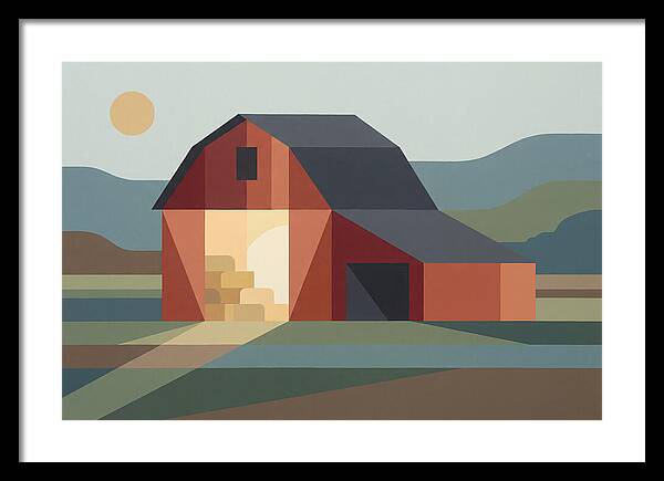 Barn With Open Hayloft Door