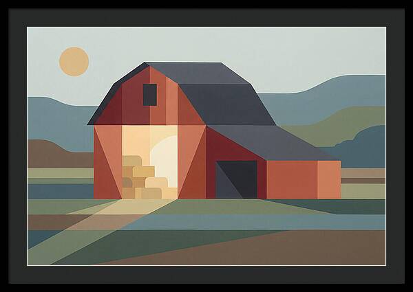Barn With Open Hayloft Door