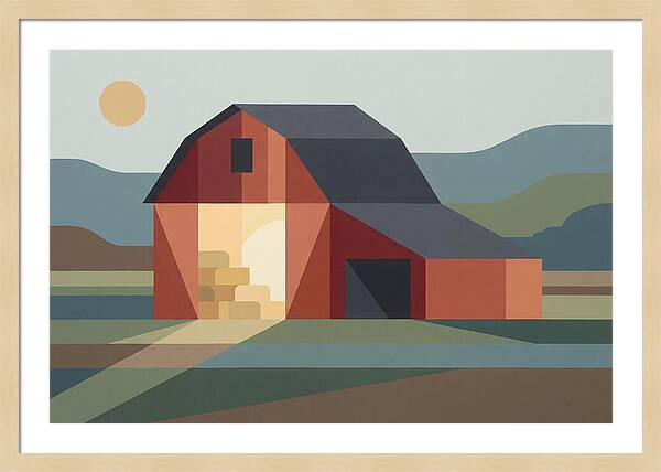 Barn With Open Hayloft Door