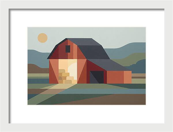 Barn With Open Hayloft Door