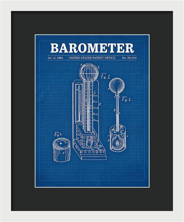 Barometer Blueprint Patent Us301910