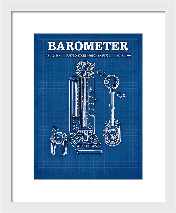 Barometer Blueprint Patent Us301910