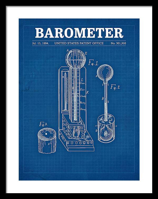 Barometer Blueprint Patent Us301910